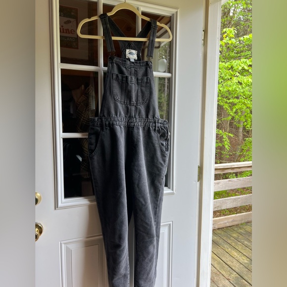 Black Overalls barely worn! size small - Picture 3 of 5